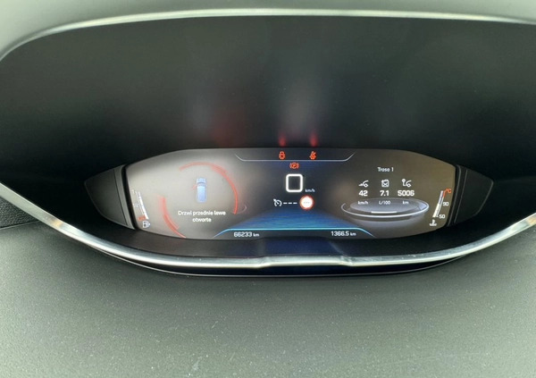 Peugeot 5008 cena 75900 przebieg: 66000, rok produkcji 2019 z Dobra małe 172